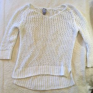 White knit jcp sweater free with purchase